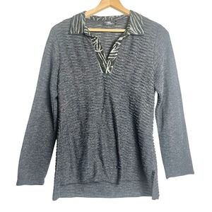 LV collection super soft zebra print collar‎ pullover sweater